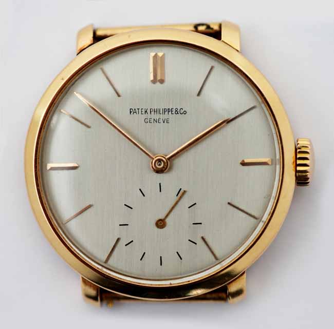 Reloj cab. suizo PATEK PHILIPPE&Co, años 60, en caja de origen en oro