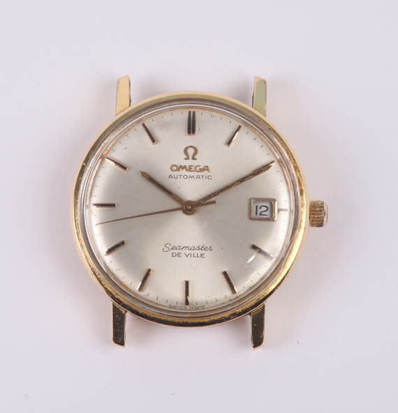 receta localizar Es Reloj suizo caballero, vintage, OMEGA Seamaster DE VILLE. Caja de origen en oro rosa, 34 mm. Movimiento automático. Calendario. Esfera plateada con numerales baquetonados. Segundero central. Corona original. Muy buena condición. Estado receta localizar Es Reloj suizo caballero, vintage, OMEGA Seamaster DE VILLE. Caja de origen en oro rosa, 34 mm. Movimiento automático. Calendario. Esfera plateada con numerales baquetonados. Segundero central. Corona original. Muy buena condición. Estado