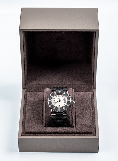 Montre chaumet class top one bracelet caoutchouc