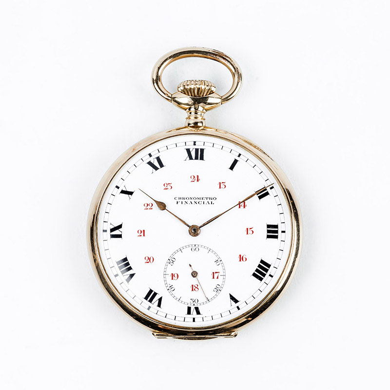 Reloj Bolsillo Lepine Metal Plateado Esfera Porcelana 1900